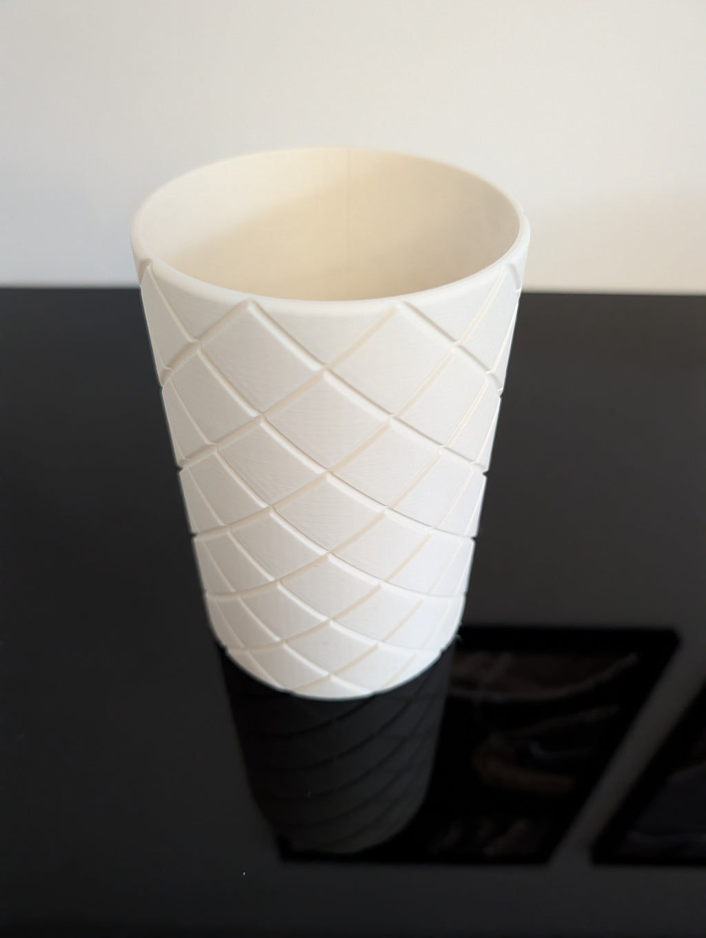 Wazon Cylindryczny Kratka 3D
