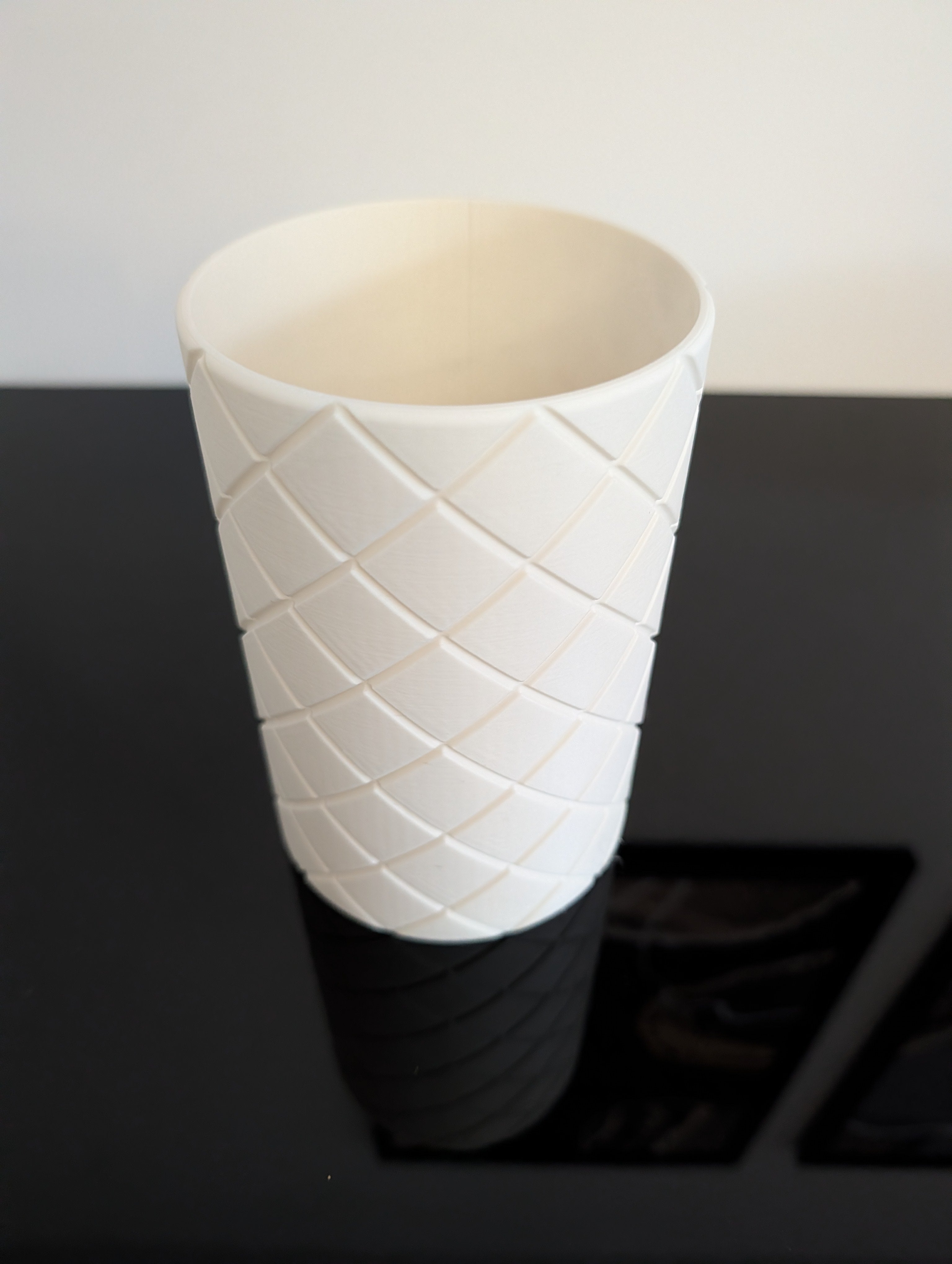 Wazon Cylindryczny Kratka 3D