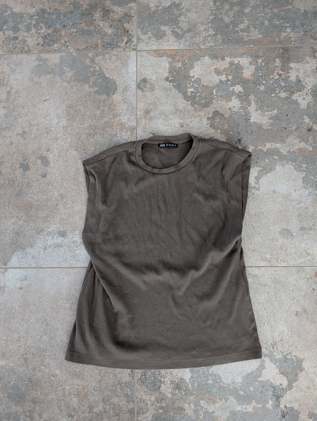 Zara S Top Khaki - przód
